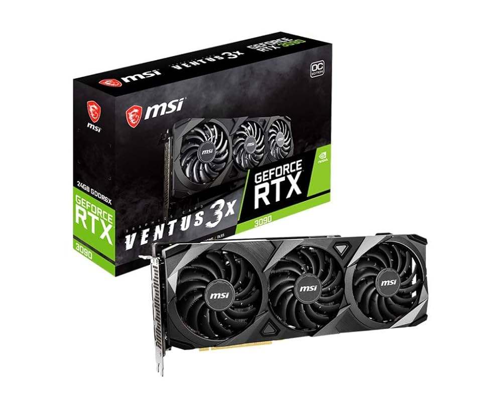 Amazon | MSI NVIDIA GeForce RTX 3090 Ventus 3X 24GB GDDR6X